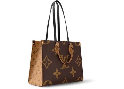 louis vuitton onthego monogram giant reverse brown|louis vuitton onthego mm bag.